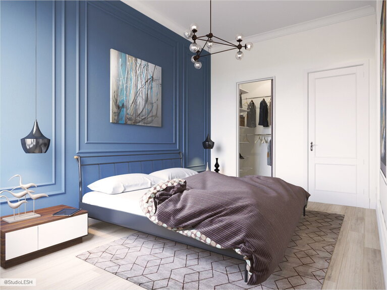 классический дизайн спальни