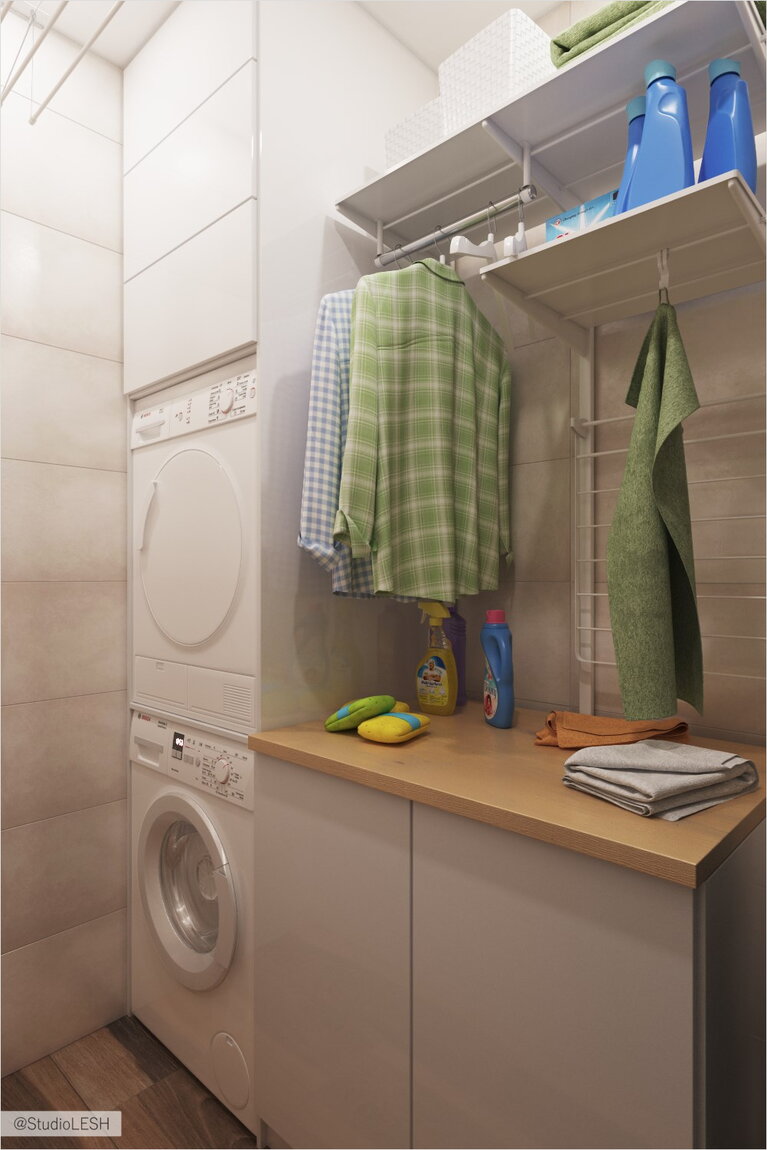 Прачечная-кладовка