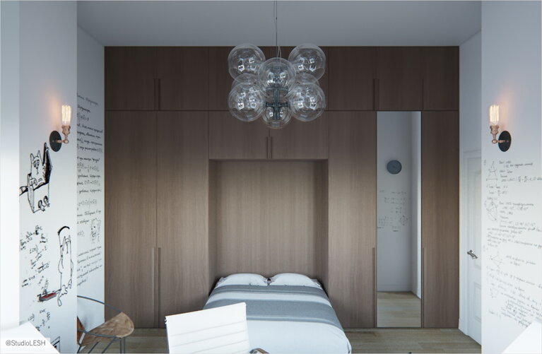 Детская откидная кровать