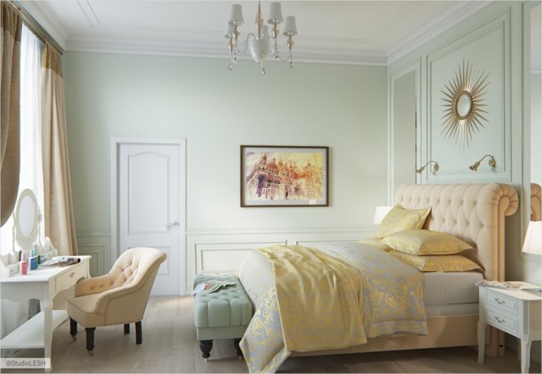 Классическая спальня