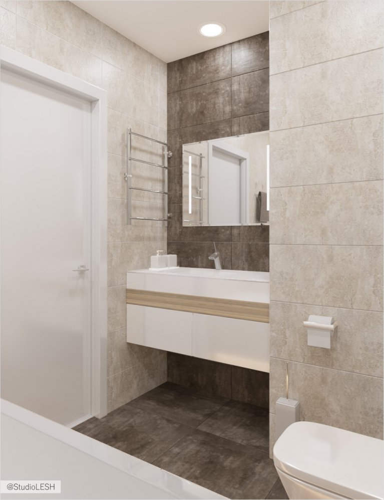 Ванная встроенная раковина