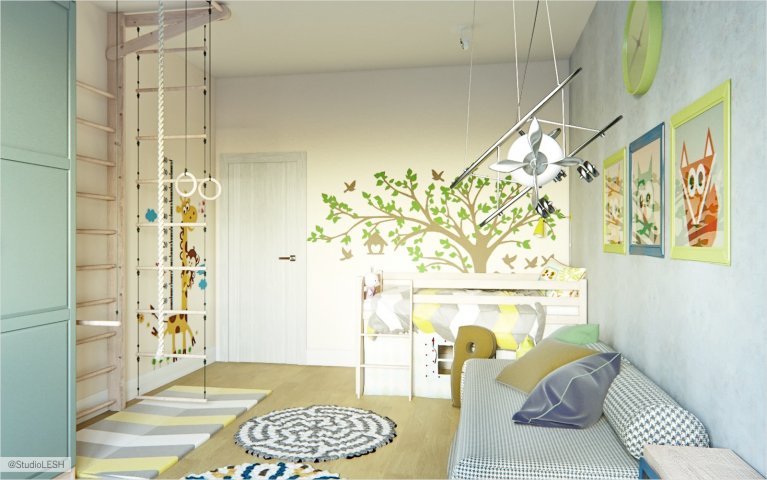 Детская в современном стиле