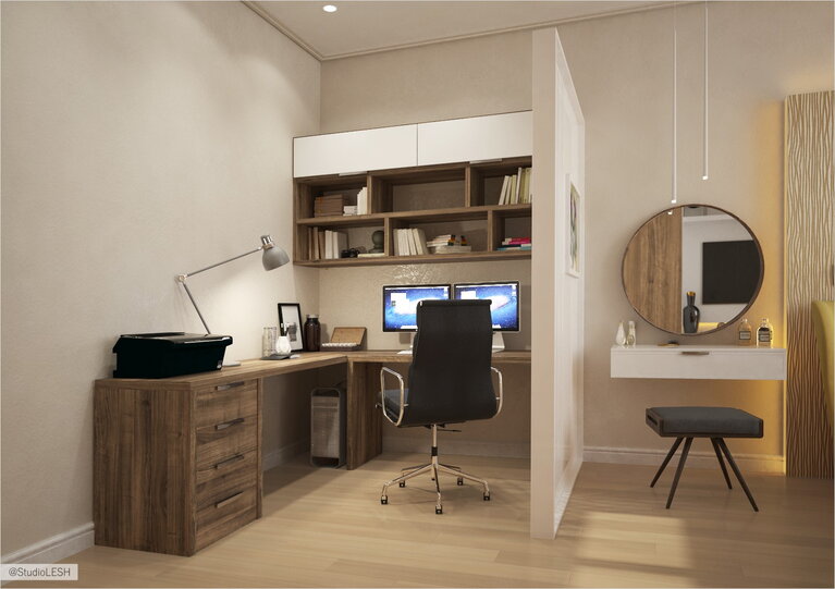 Спальня рабочая зона