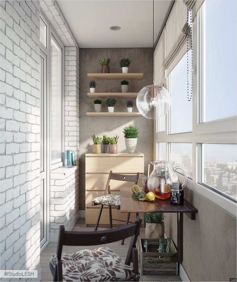 Балкон полки для растений