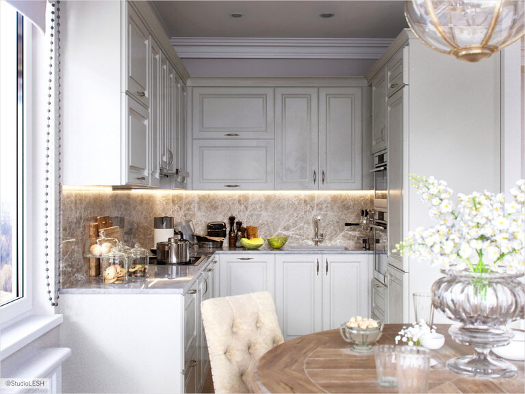 Кухня в стиле американская классика