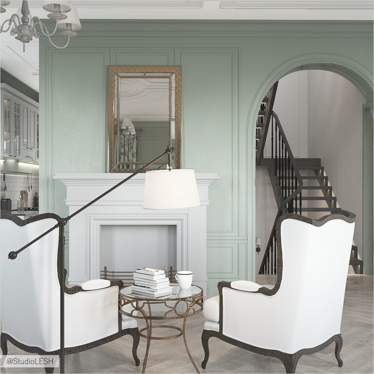 Дизайн-проект гостиной в Гатчина