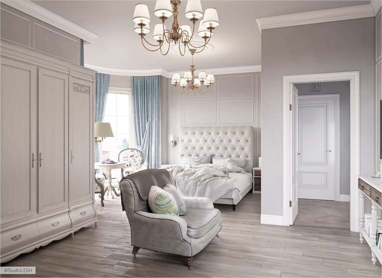Спальня  в классическом стиле