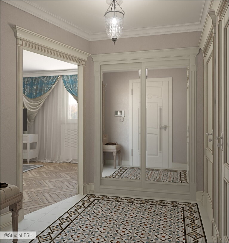 Светлая прихожая