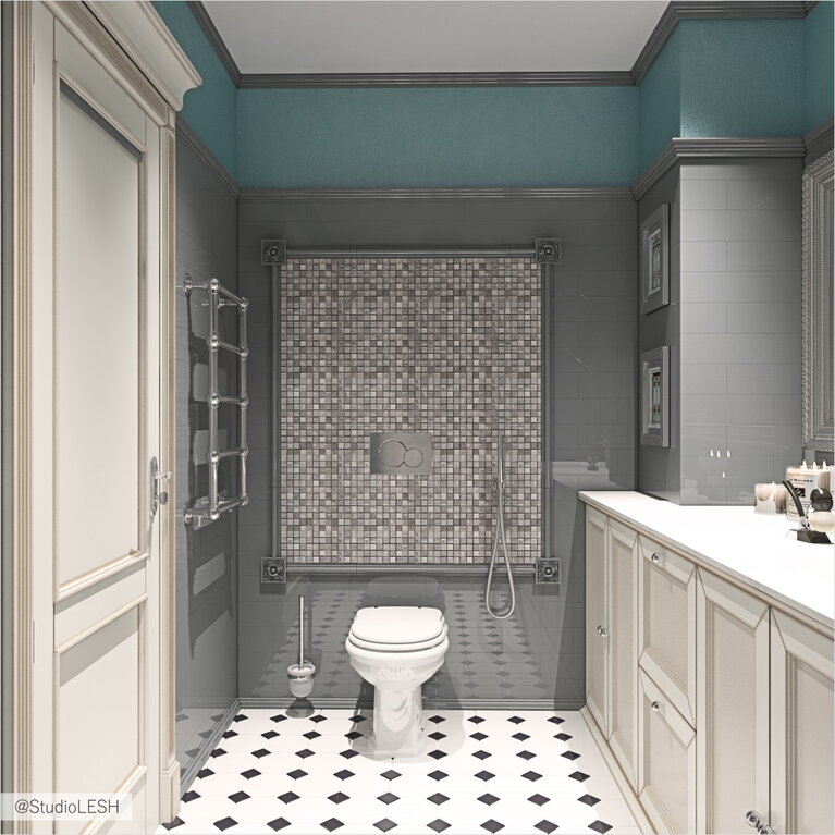 Классическая ваннаяя комната