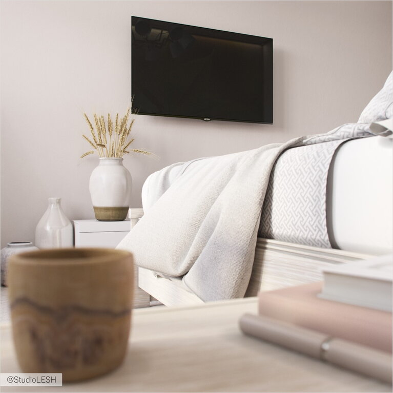 Светлая спальня родителей