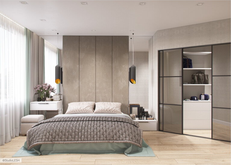 Современная спальня