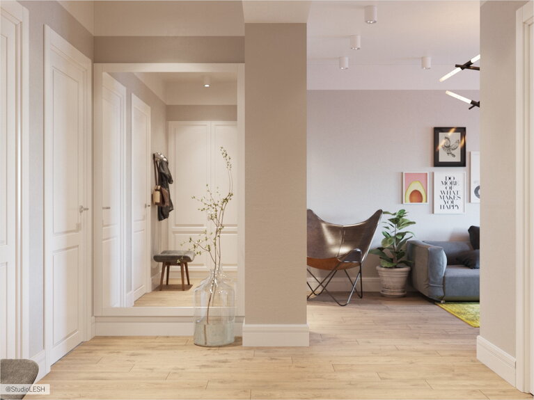 Просторная прихожая