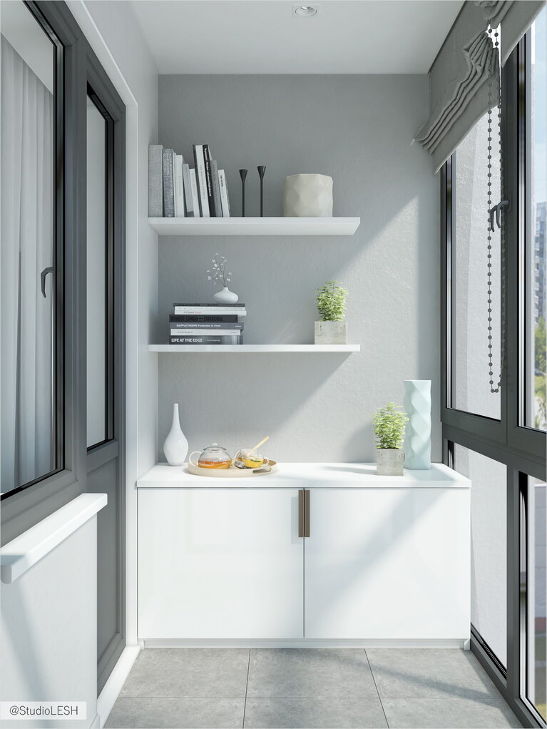 Светлый балкон в гор. Пушкин