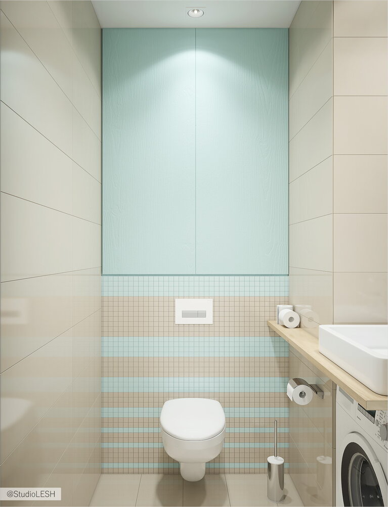 Светлый санузел