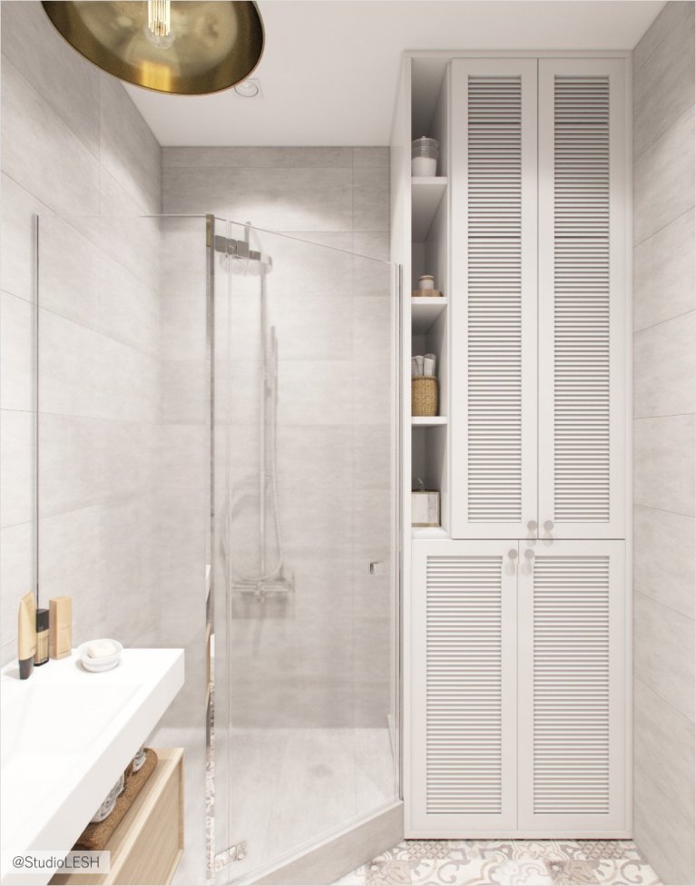 Ванная комната с душем