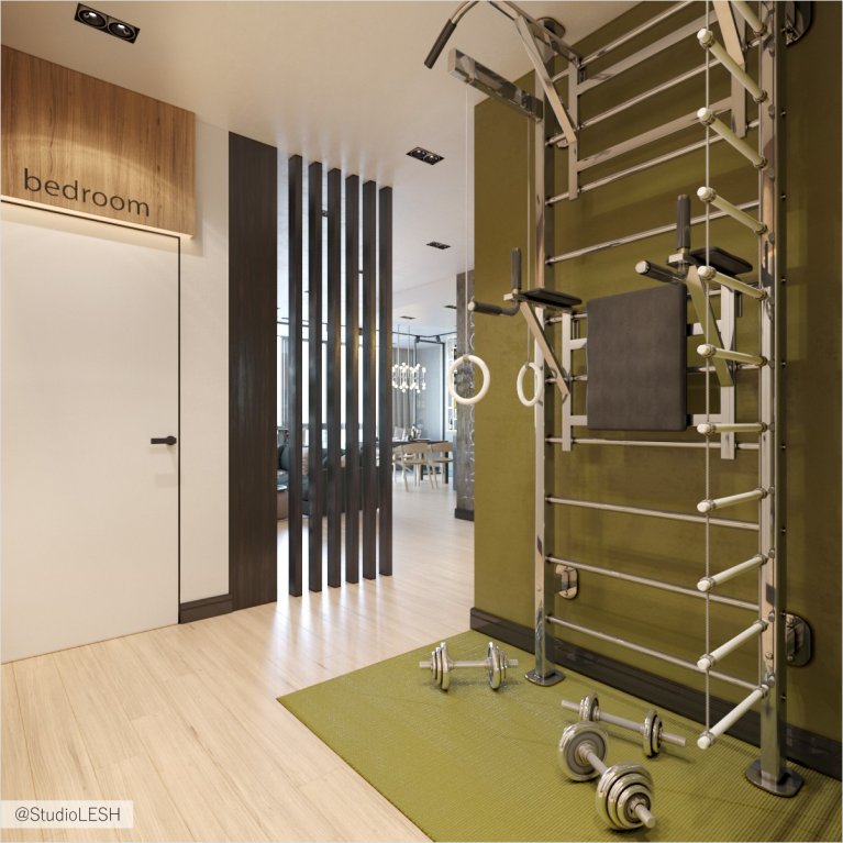 Спортивный уголок в квартире