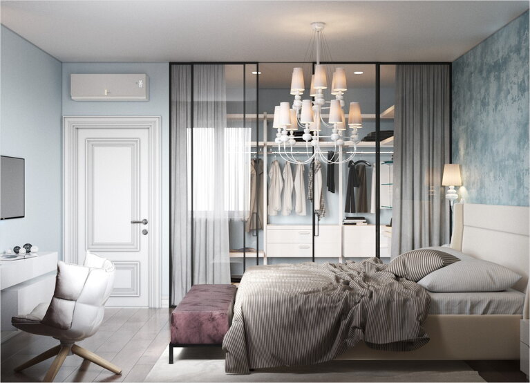 Светлая спальня