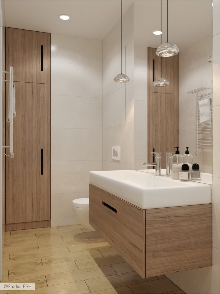 Просторная ванная