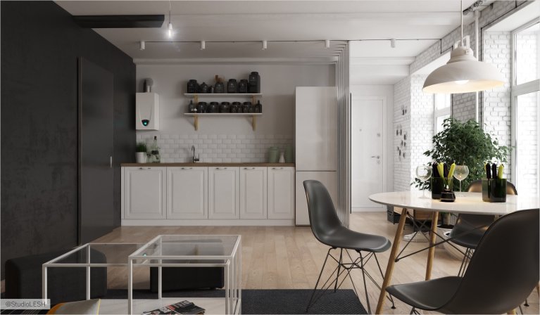 Просторная студия