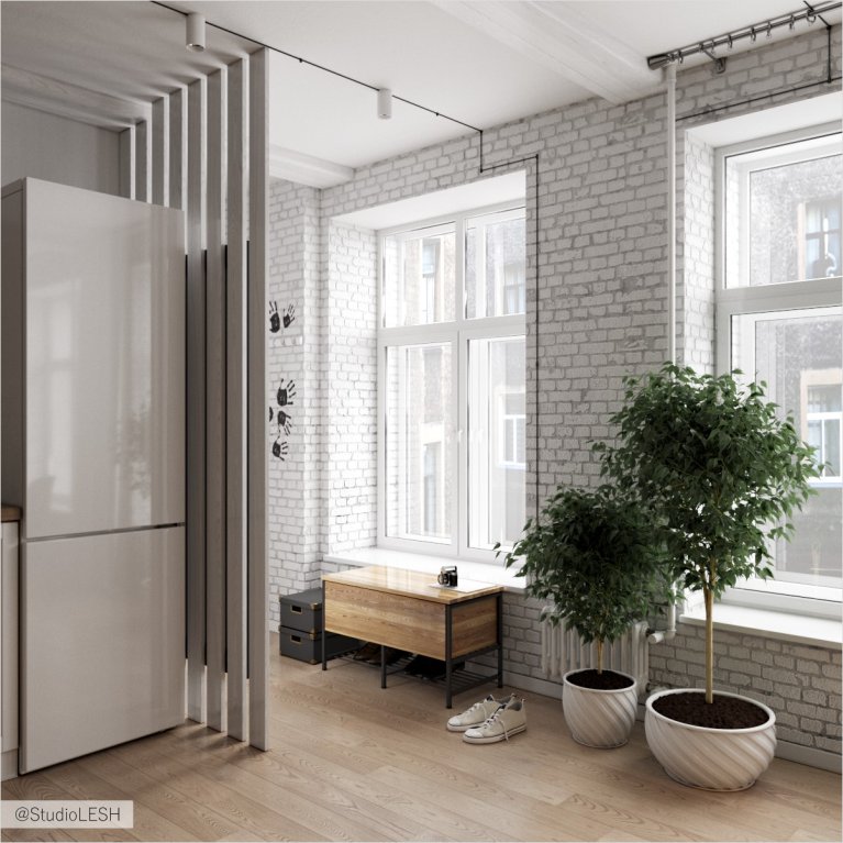 Светлая прихожая