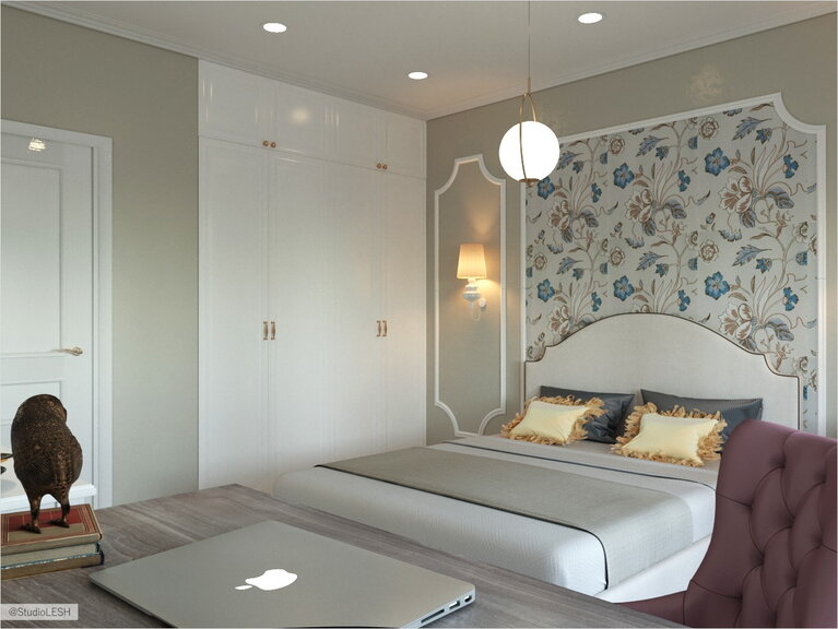 Спальня в цветах