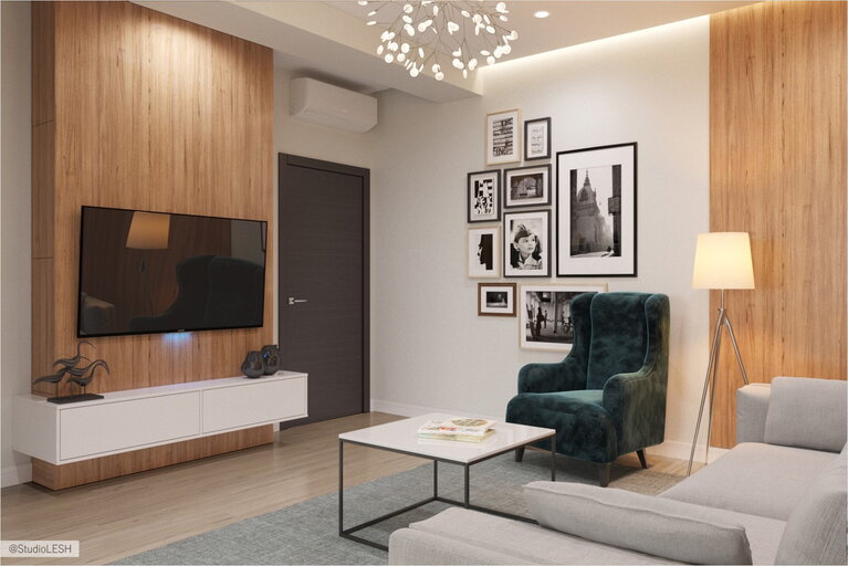 Стильная гостиная в Севастополе 