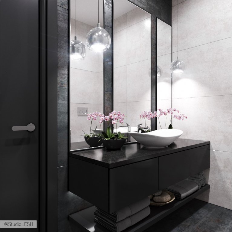  Черная раковина