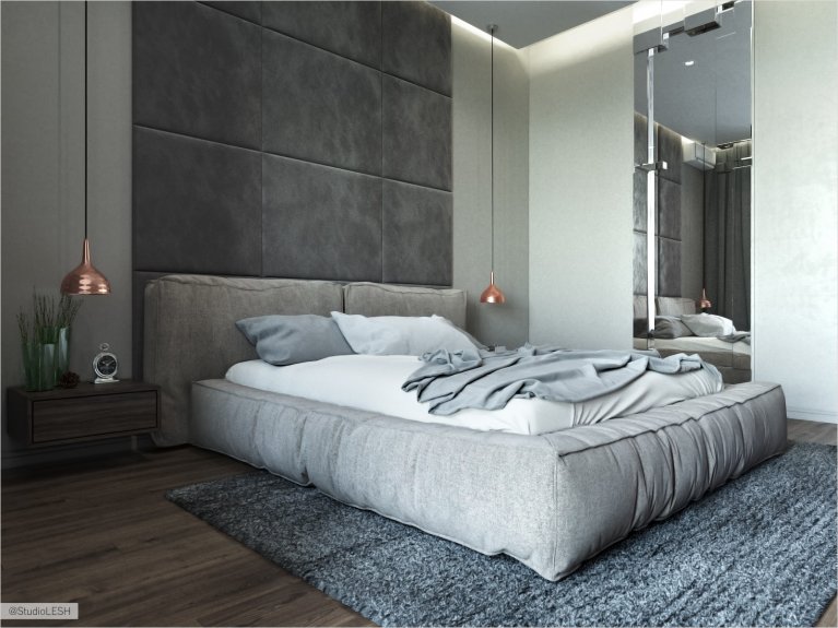 Текстильная кровать