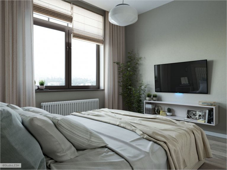 Светлая спальня