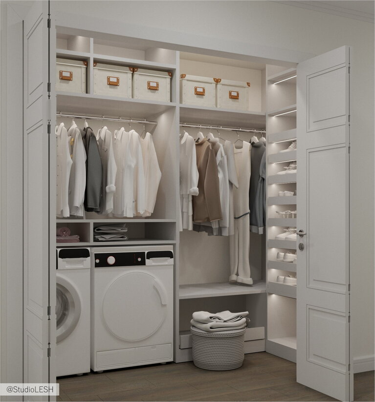 Кладовая в классическом стиле