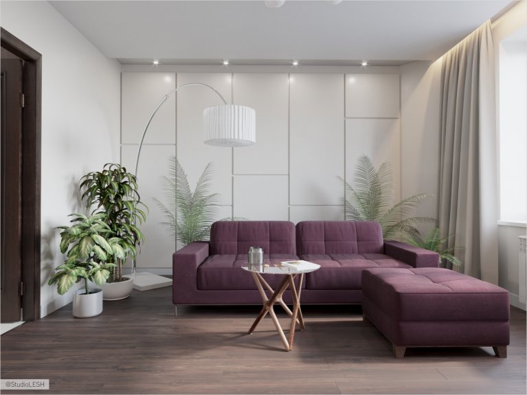 Гостиная в стиле минимализм