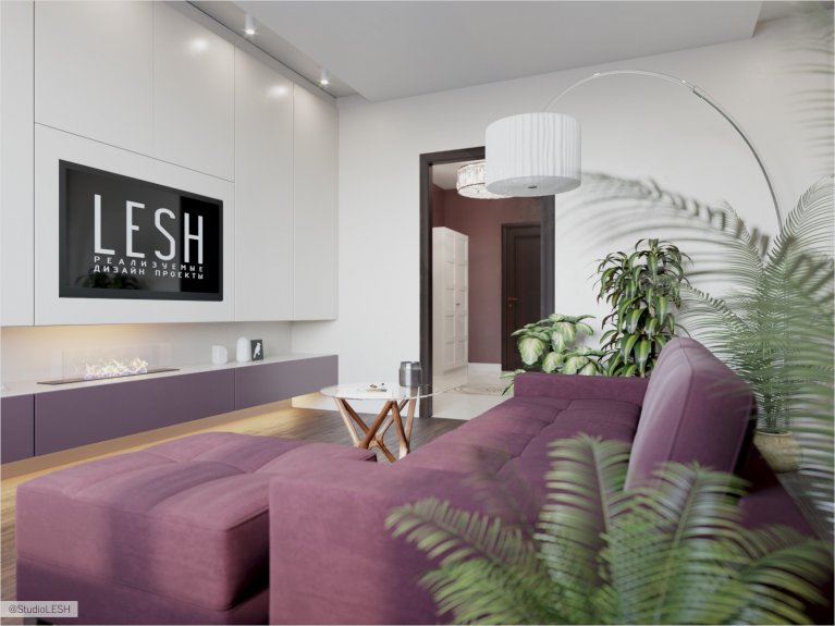 Светлая гостиная