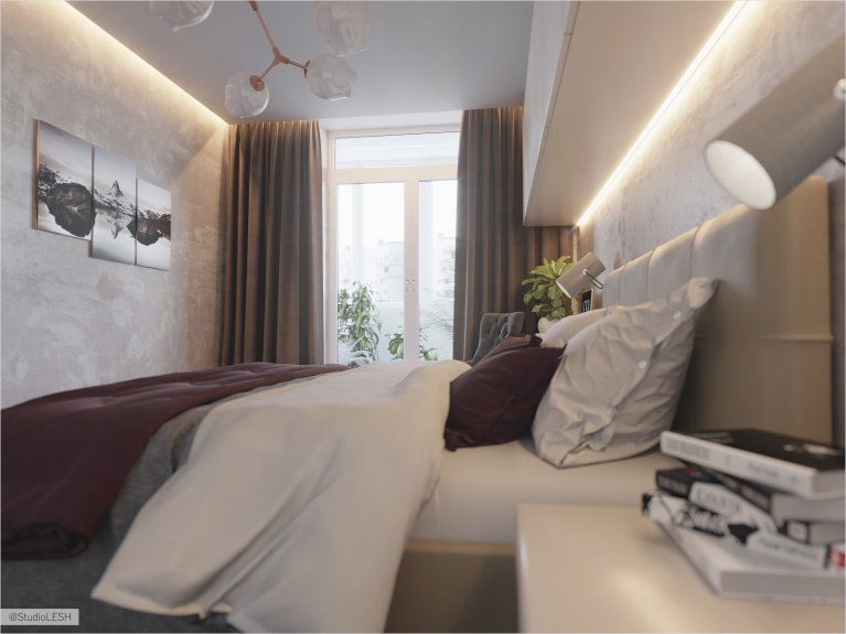 Светлая спальня