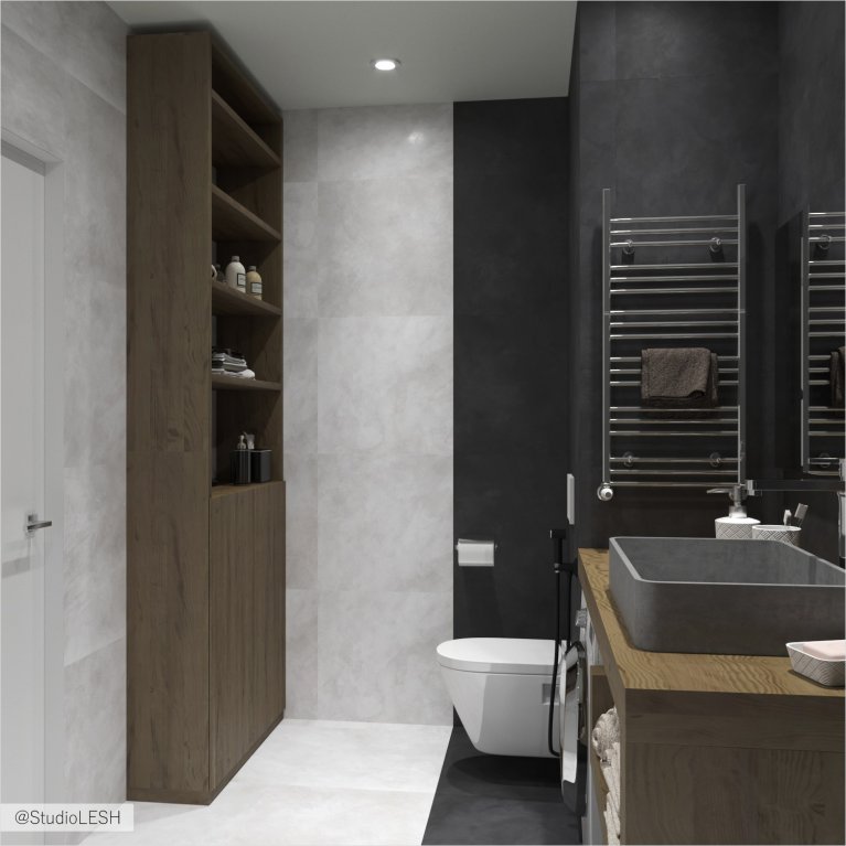 Ванная в жк Адкадем Парк