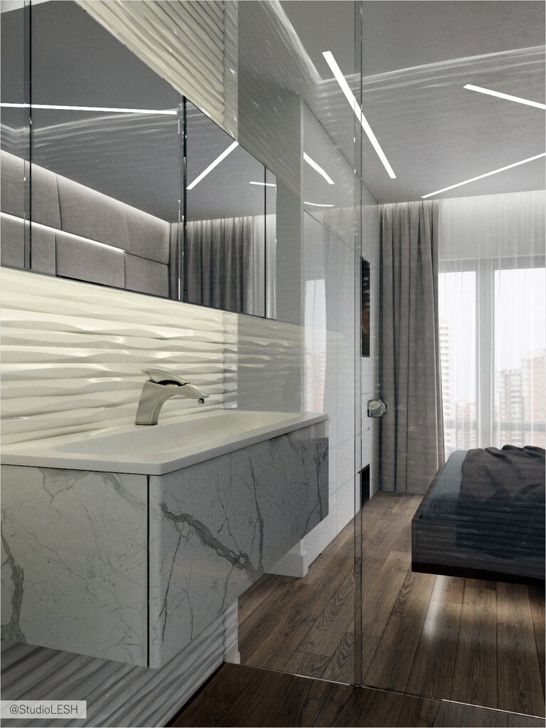 Белоснежная ванная комната