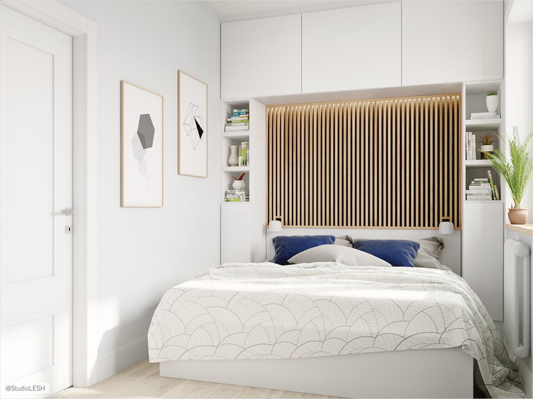 Белая спальня