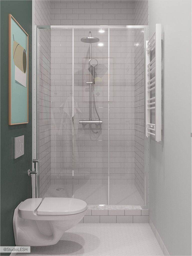 Большая душевая