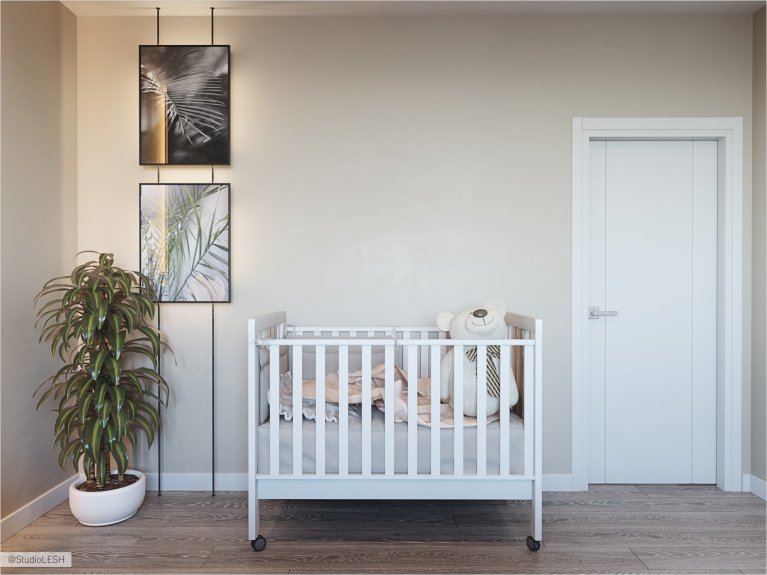 Детская кровать в спальне