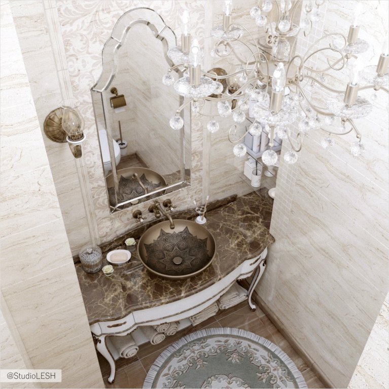 Ванная комната в классическом стиле