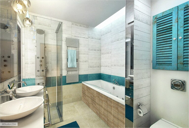 Дизайн интерьера ванной