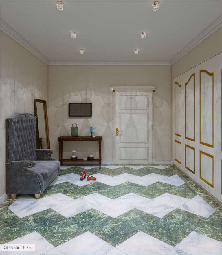 Дизайн интерьера прихожей в загородном доме