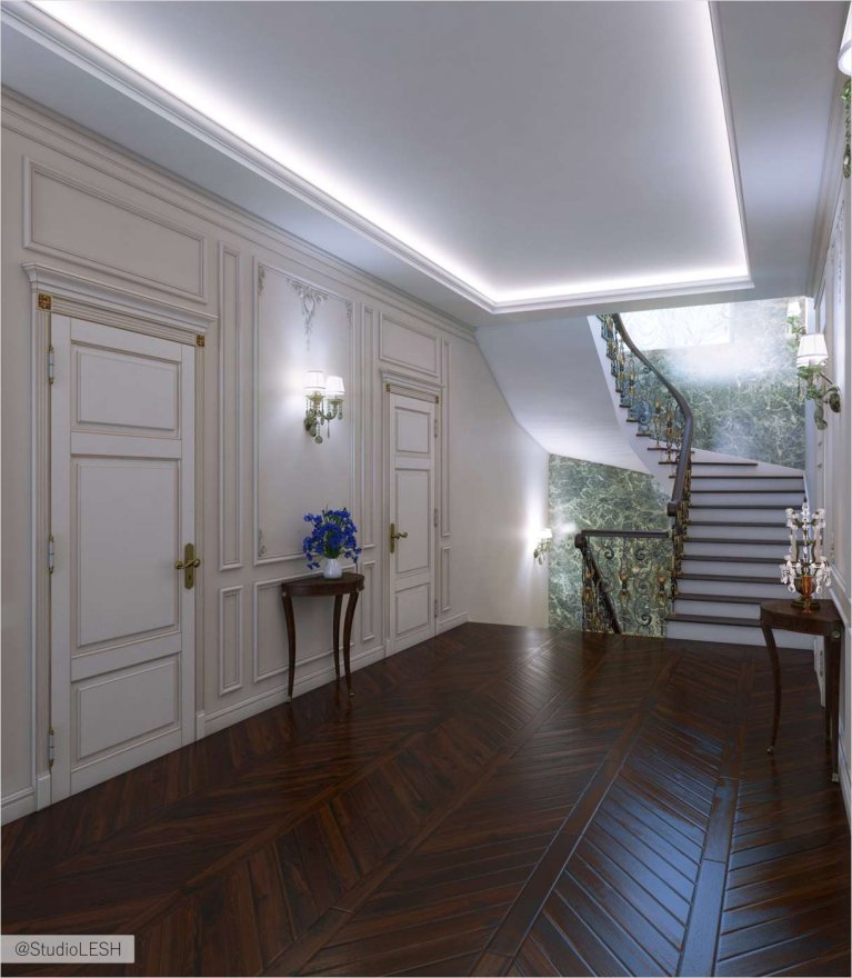 Лестничная площадка на третий этаж