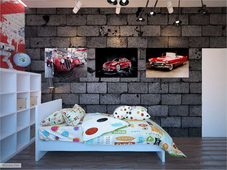 Дизайн интерьера детской комнаты для мальчика