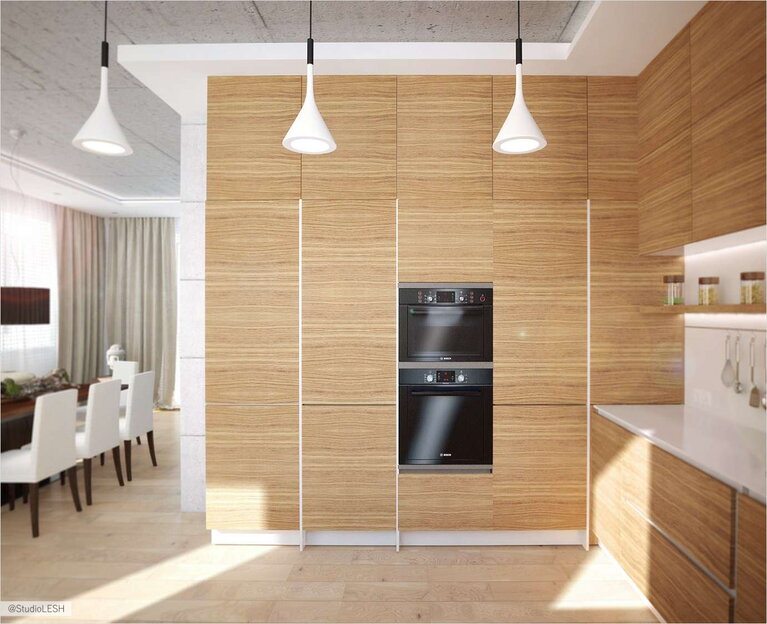 Оформление кухонной мебели 