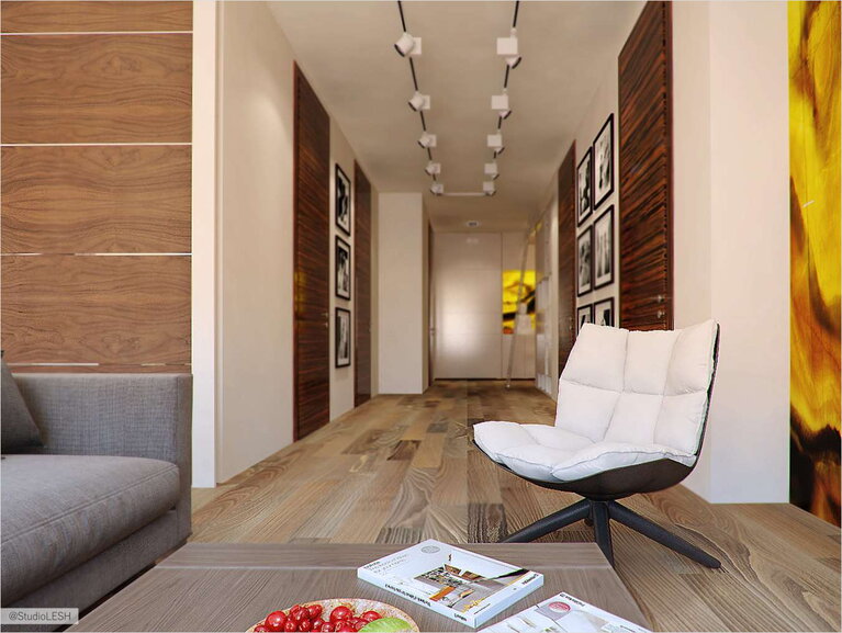 Дизайн интерьера коридора