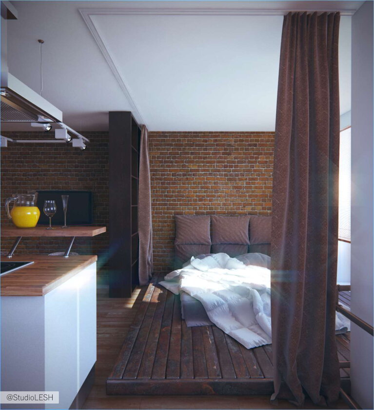 Дизайн интерьера спальной зоны